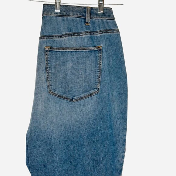 NWT Talbots Jeans Woman's 16W Plus Denim High Waist Straight Leg Denim - Picture 13 of 15